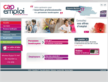 Tablet Screenshot of capemploi17.com